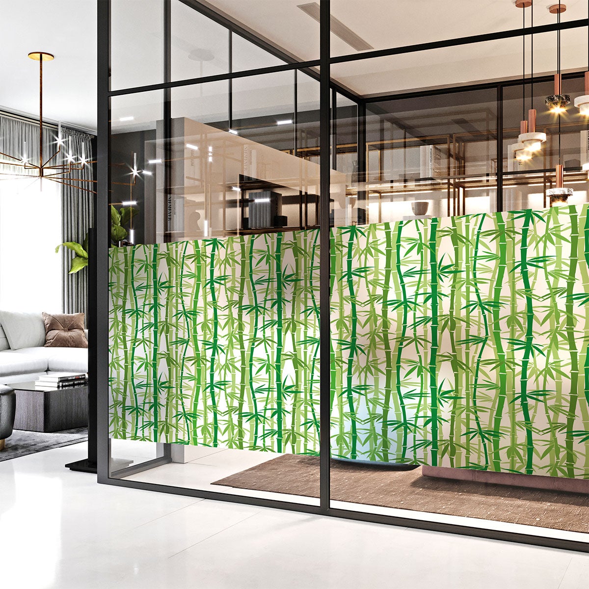 Vinilo opaco y privacidad para ventana 1 metro x 40 cm flores de Cerezo -  adhesivo pared - sticker revestimiento