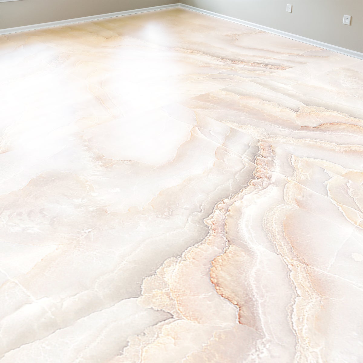 Adesivi per pavimenti in marmo bianco rosa antico antiscivolo - Sticker  adesivo - adesivi murali - 50x50cm