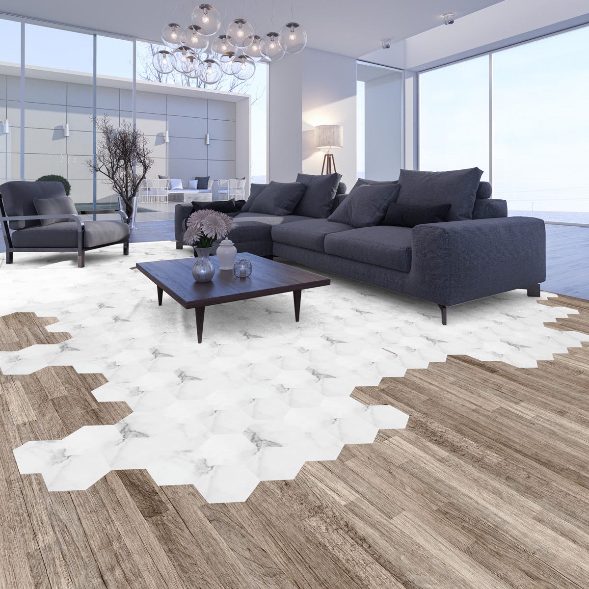 suelos vinílicos adhesivos - imitacion madera  Small living room decor,  Living room designs, Living room decor on a budget