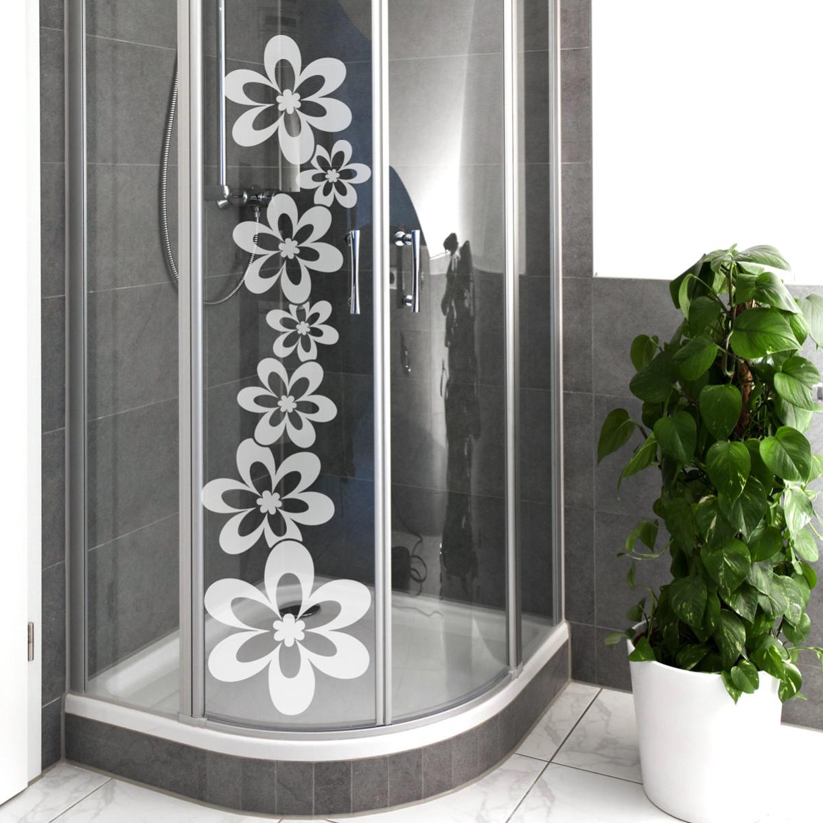 Grandora Adesivo Mural Fiore E Farfalle 20x20 Cm - Rimovibile Per Porte E Pareti Lisce