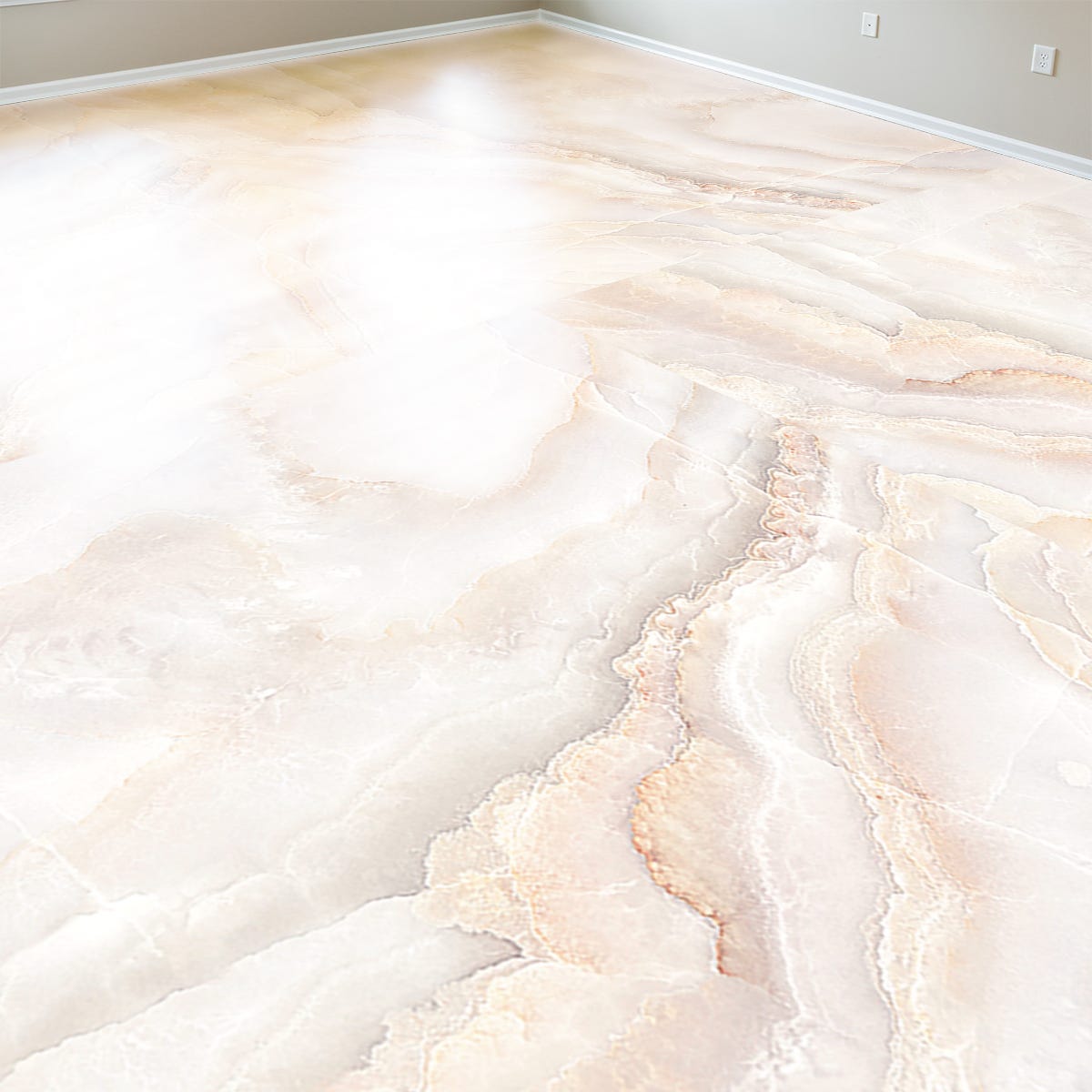 Adesivi per pavimenti in marmo bianco rosa antico antiscivolo - Sticker  adesivo - adesivi murali - 60x60cm