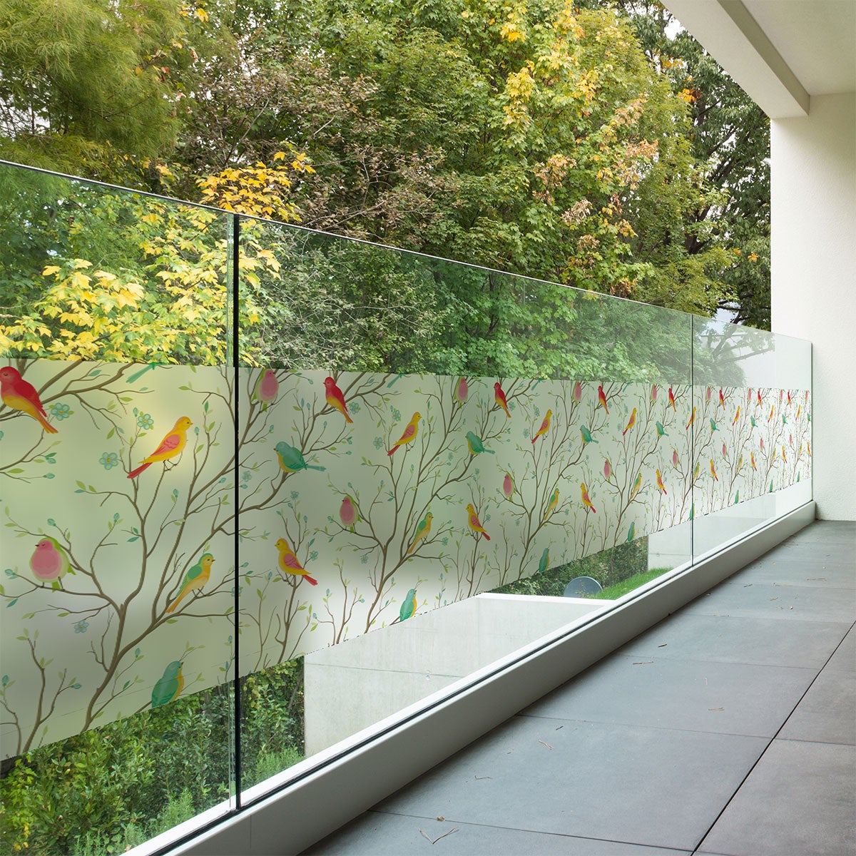 El Bosque - Mural Vinilo translúcido para cristal y ventanas