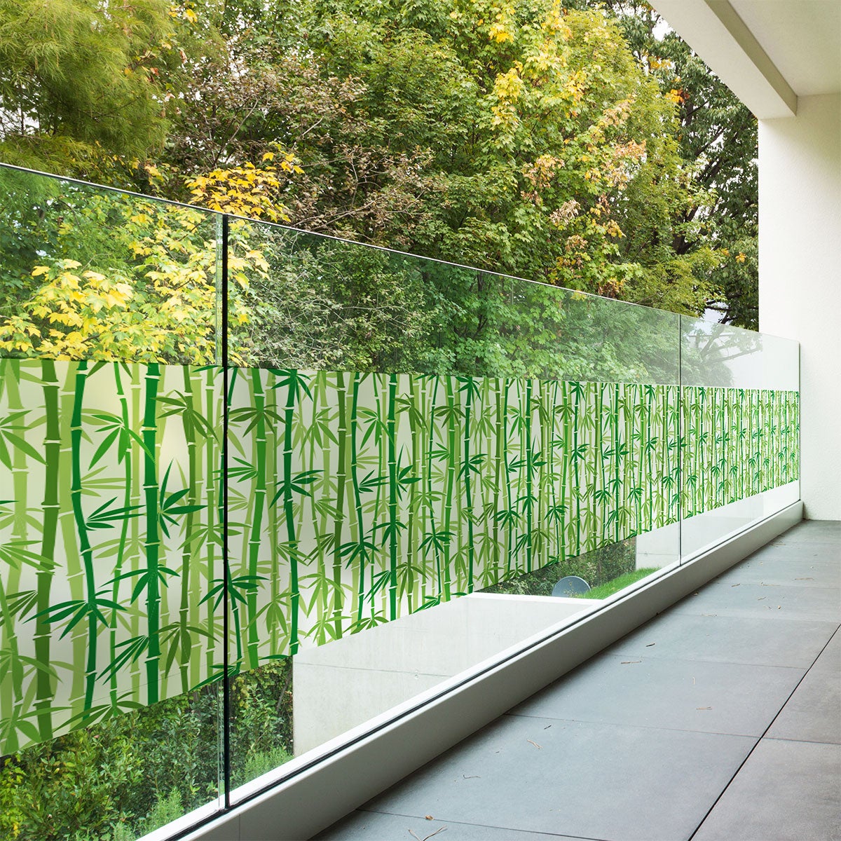 Adesivo oscurante e privacy per finestra 2 metros x 40 cm ventaglio art  déco - Sticker adesivo - adesivi murali