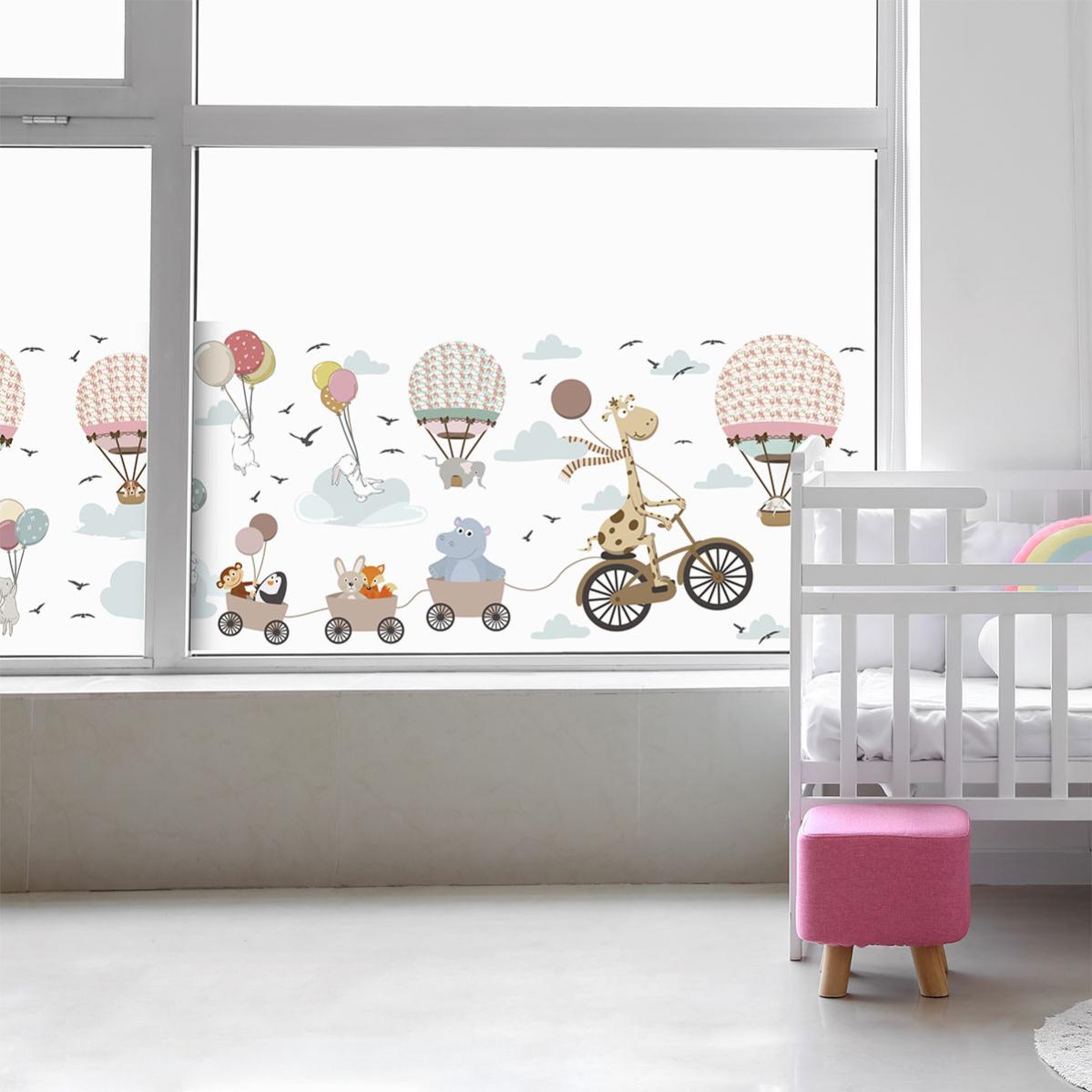 Adesivi Murali Pasqua UVPQ0020 - Vetrofania 40x50 Cm Per Vetrine Negozi, PVC Trasparente, Riposizionabile - Foto 2