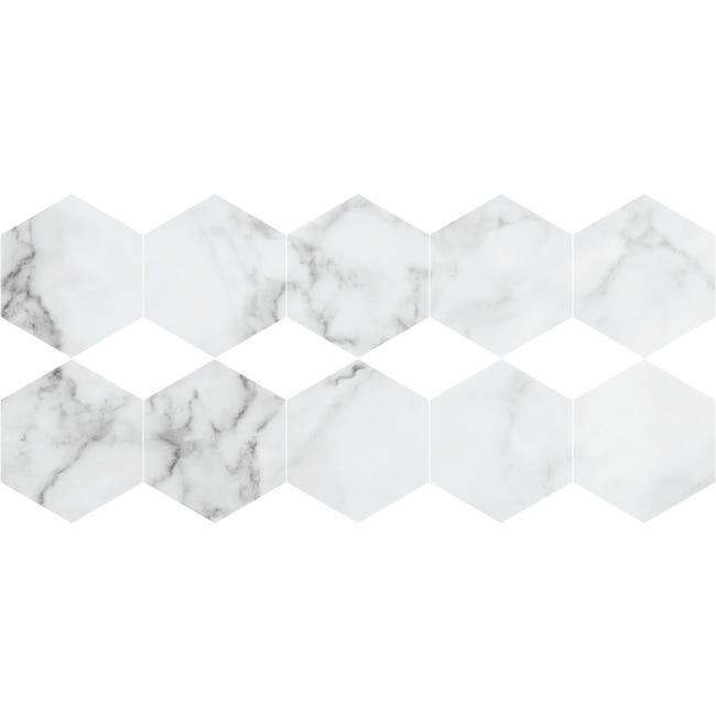 Suelo Marmol de Carrara en vinilo autoadhesivo antideslizante