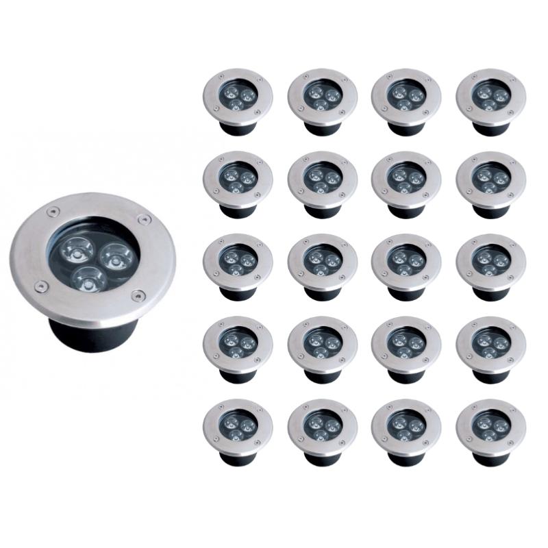 Mini Spot LED Encastrable 3W 38° Rond Noir SMD - Blanc Neutre 4000K - 5500K  - SILAMP - Achat & prix