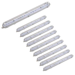 Réglette étanche pour tube LED T8 1585 mm - Double - Decoreno