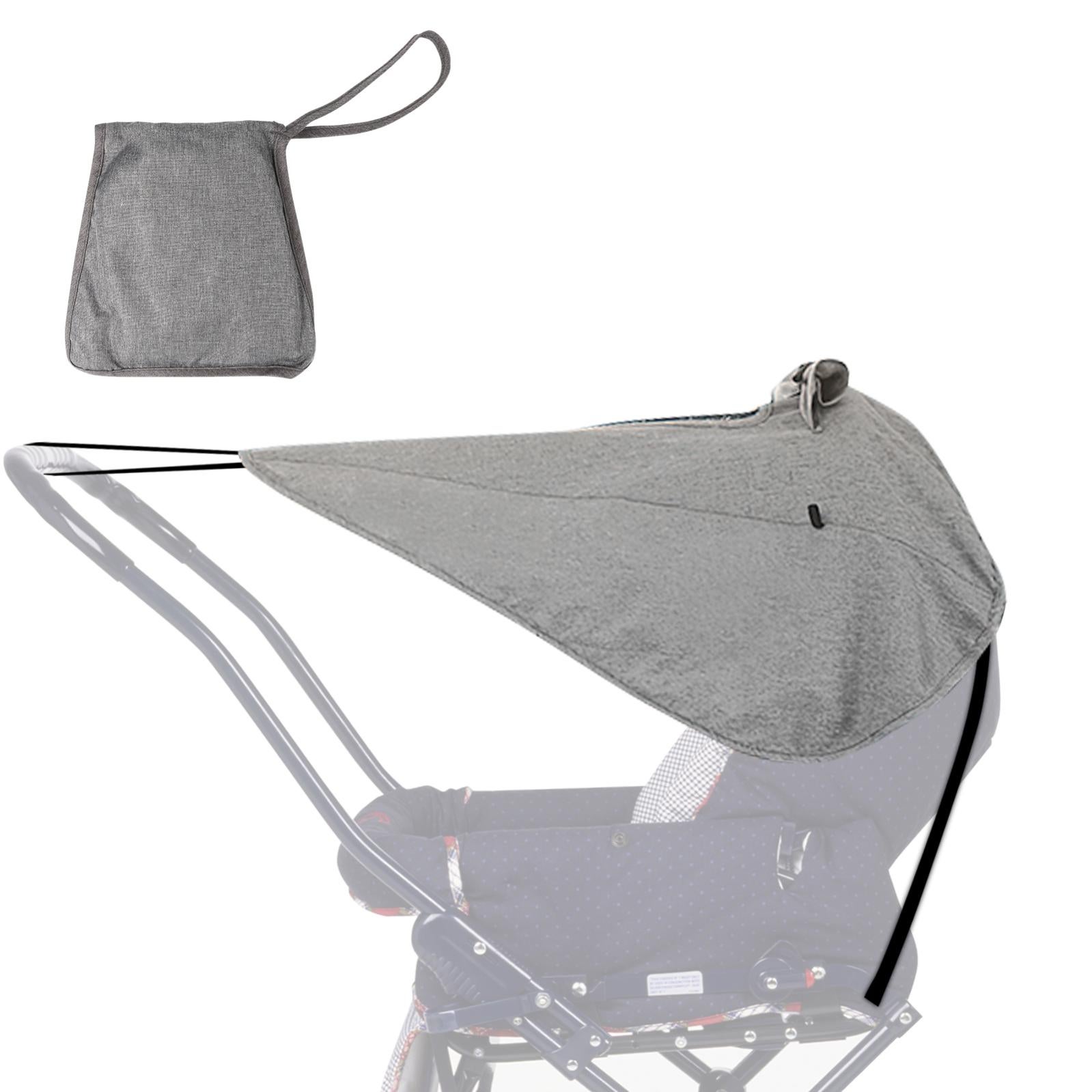 Voile D'ombrage Universel Pour Poussette - Protection UV 50+ - Fenêtre Aérée + Ailes Latérales - BON&BENE