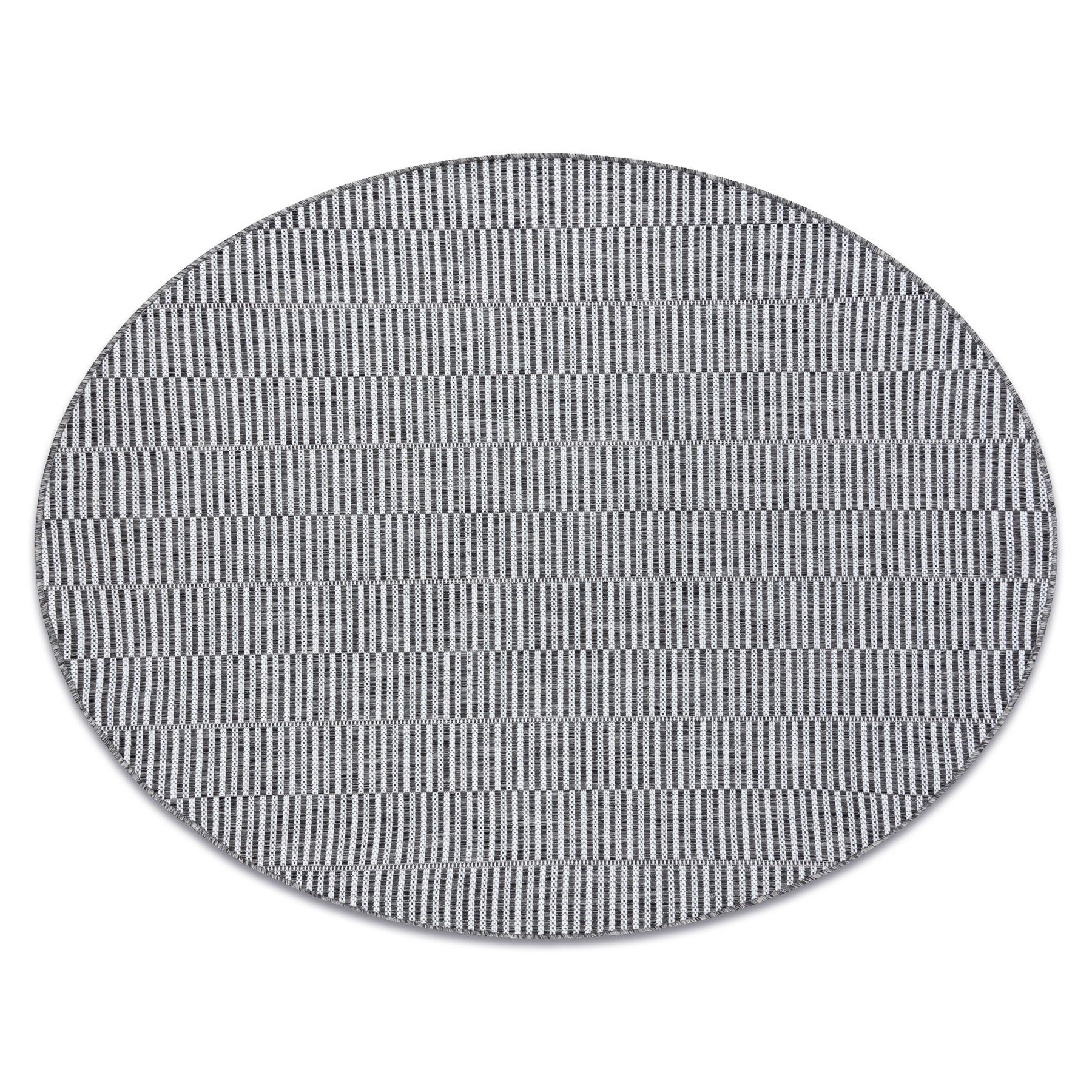 Alfombra de cuerda sisal loft 21198 circulo boho marfil/plateado/gris circulo 120 cm
