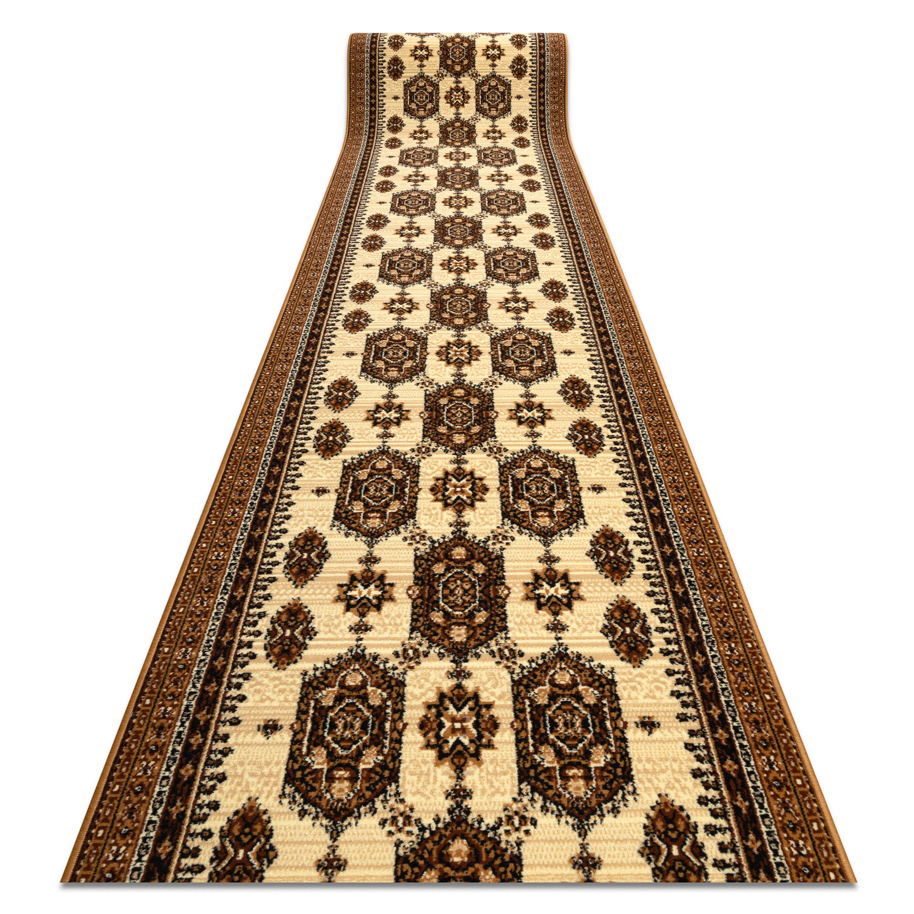 Alfombra de pasillo bcf zegary beige 80 cm 80x440 cm