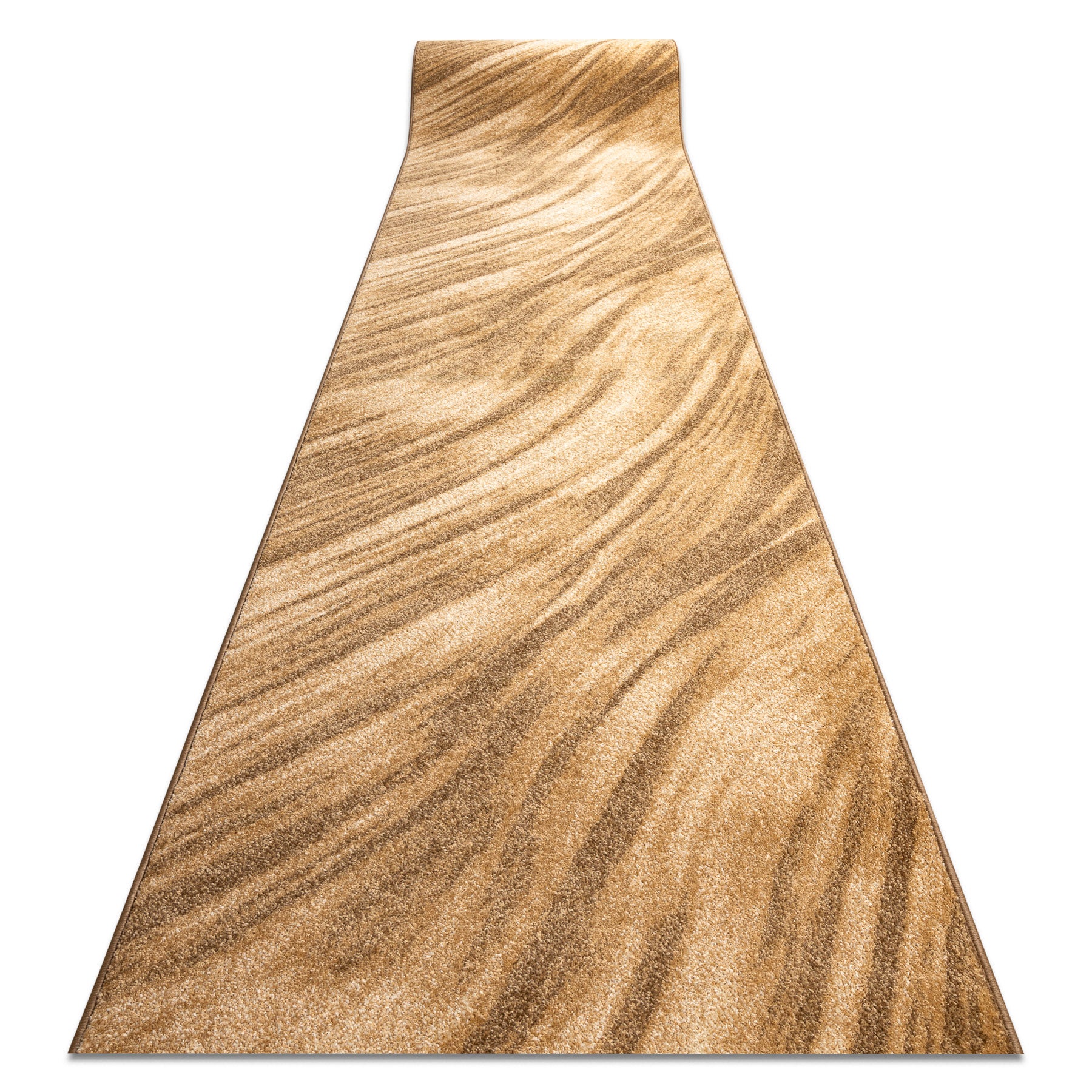 Alfombra de pasillo karmel fryz - saka beige 100 cm 100x490 cm
