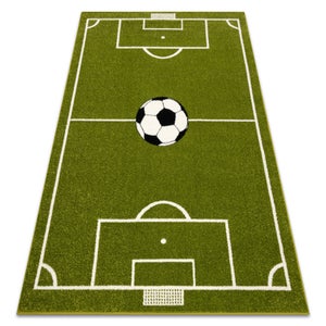 Alfombra MUNDIAL Campo de futbol, fútbol - verde 100x200 cm