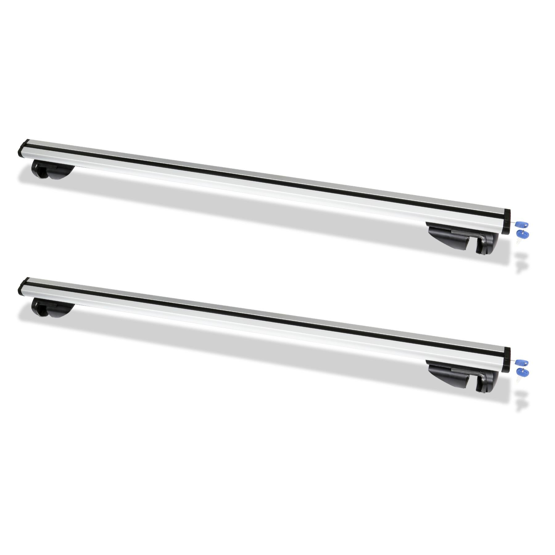 Barre de toit universelle L124 Barre de toit réglable 150 kg Support de