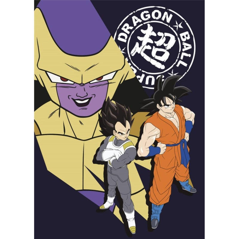 Plaid Dragon Ball Z - Son Goku et Vegeta - 140x100 cm