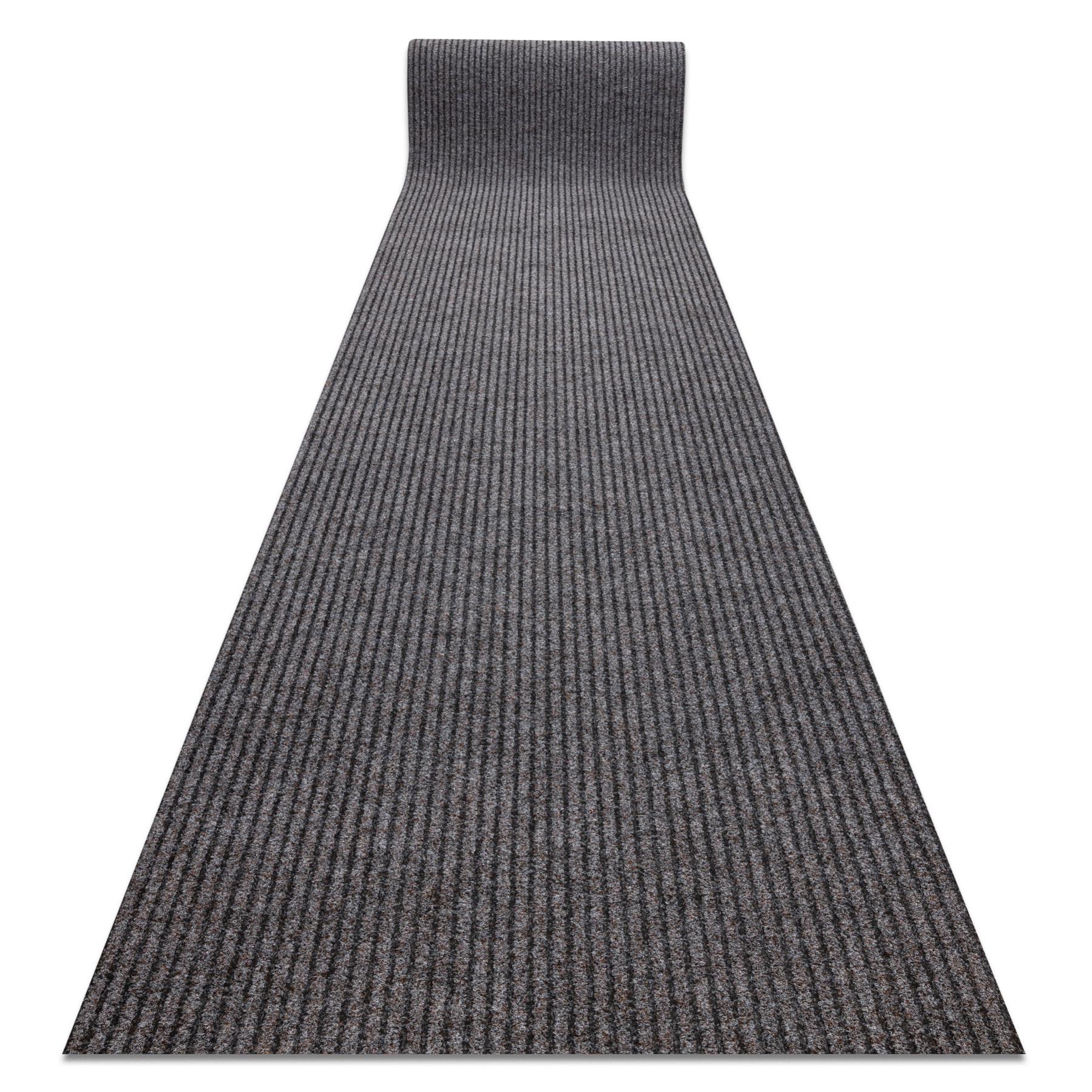 Zerbino Antiscivolo In Flanella 40x60 Cm – Resistente, Assorbente, Lavabile, Per Interni/Esterni, Grigio, Decorativo