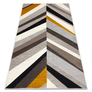 Tappeto soprammobili moderni salotto tappeti da cucina antiscivolo Motivo a  triangolo connesso geometrico giallo grigio nero tappeti moderni soggiorno  160x230cm : : Casa e cucina