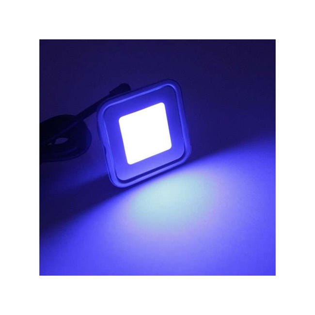 Mini spot LED encastrable extérieur étanche multicolore RGB