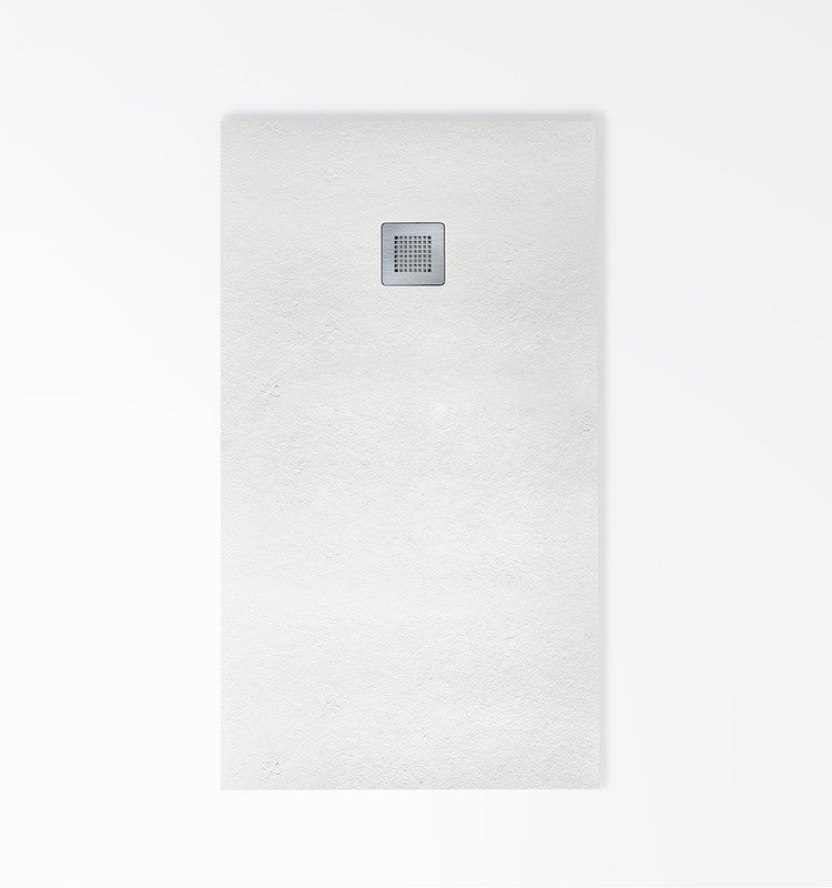 Plato de ducha extraplano gris claro 75x150 cm