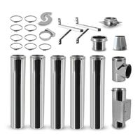 Cheminée Flexible Conduit Doublure - 125mm/1m - Multifuel Inox Acier Tuyau Cheminée Flexible Conduit Doublure - 125mm/1m - Multifuel Inox Acier Tuyau