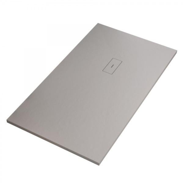 Piatto Doccia Pietra 70x100 H3 in Ceramica Effetto Pietra a Spacco Nero