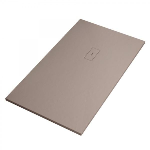 Piatto Doccia In Marmoresina ARDESIA. Tutto In Un Unico Solido Pezzo Effetto Pietra Grigio Scuro 75x190 Ral 7015 85277789