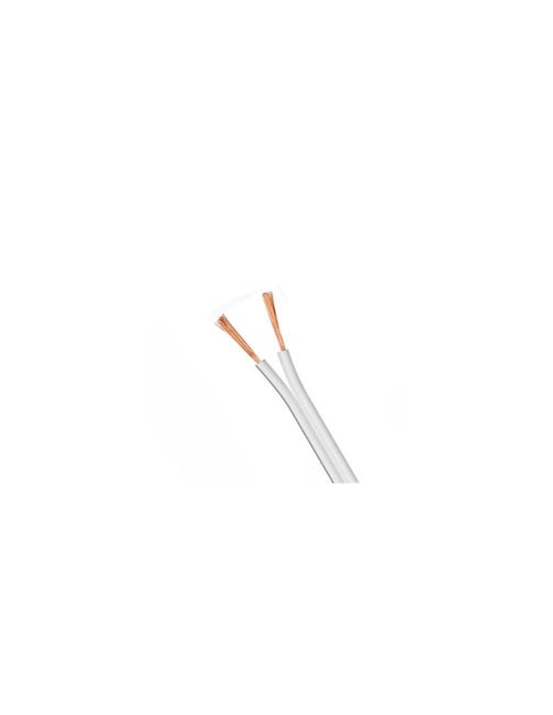 Cromático Catastrófico Desventaja Cable electrico rollo 100mts cable paralelo 2X1 mm² blanco | Leroy Merlin