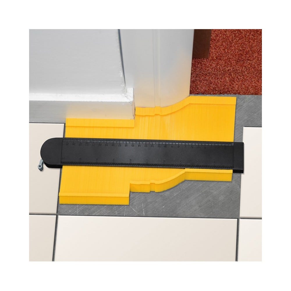 Connectable Copieur de Contour (25+12cm), Jauge Duplication Profil  Verrouillable, Outils Traçage pour Bricolage, Menuiserie, po A2 - Cdiscount  Bricolage
