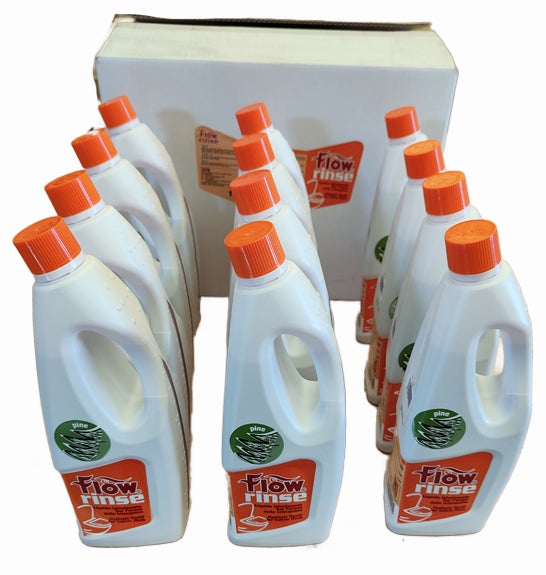 AQUA FLOW RINSE DA 1 LITRO CONFEZIONE 12 BOTTIGLIE