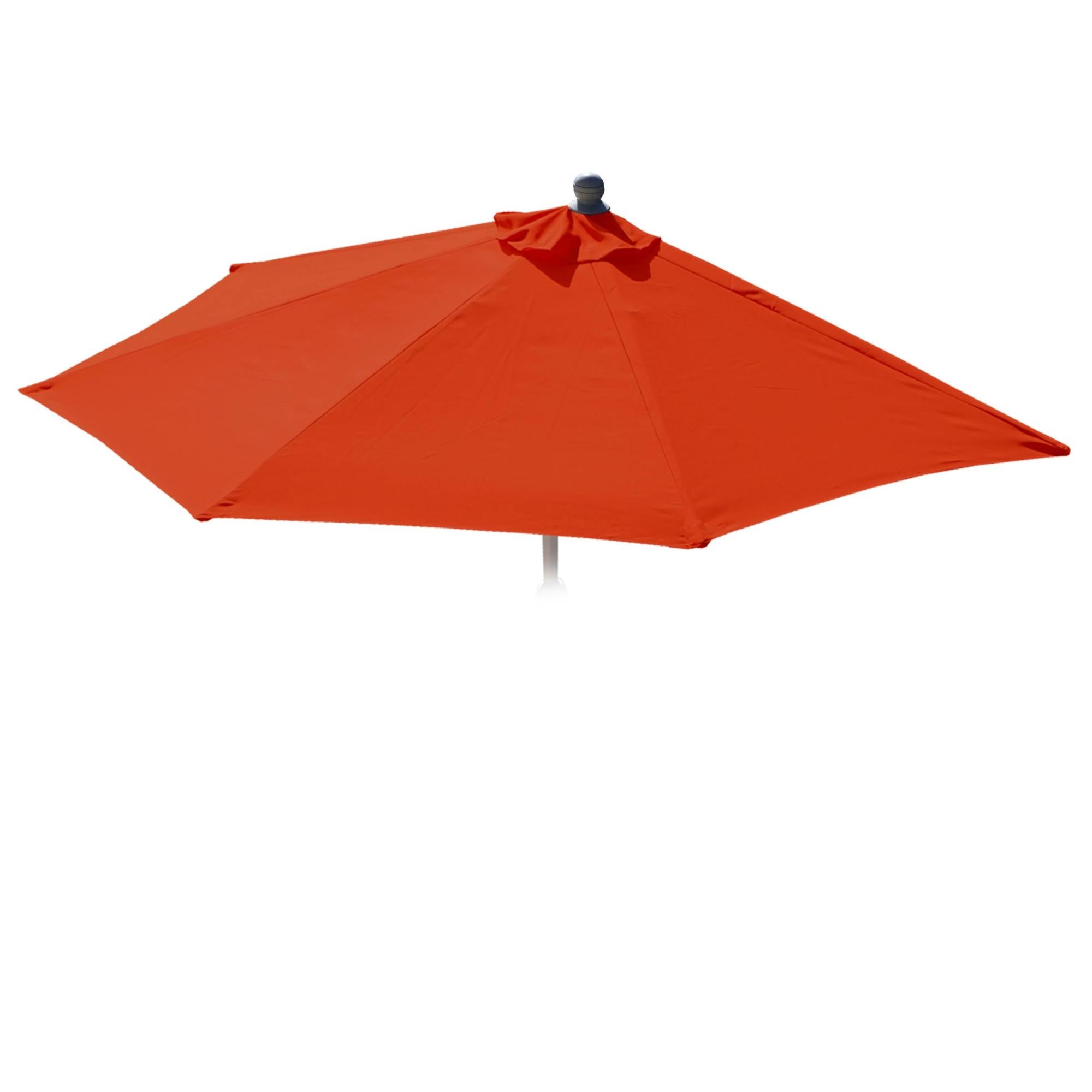 Ombrello Rotondo Di Ricambio A 6/8 Costole, Copertura Di Ricambio Per Ombrellone, Impermeabile Anti-UV Tettoia In Tessuto Per Ombrello Giardino, Baldacchino Sostituzione Per Ombrellone(Orange,8ribs/2
