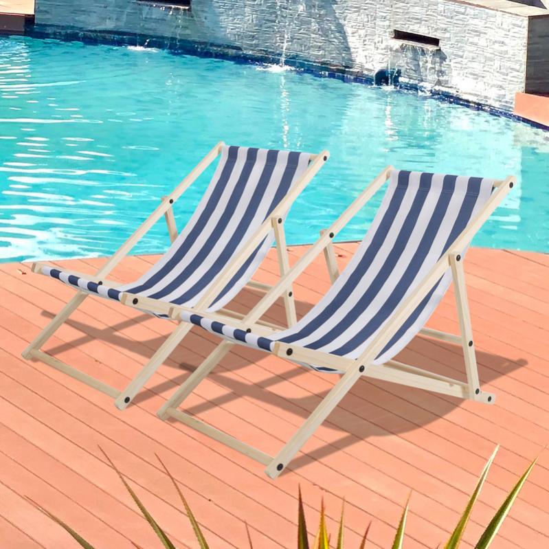 Chaise longue Chilienne Chaise longue pliable Chaise solaire Chaise de