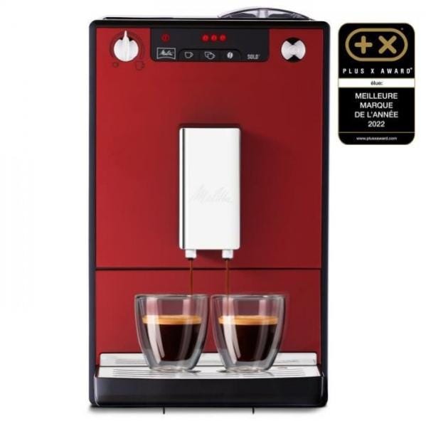 Machine a Cafe a Café broyeur a Grain MELITTA Solo - Rouge Chili ...