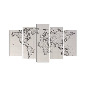 Tapis carte du monde lavable - MKIDSPARIS