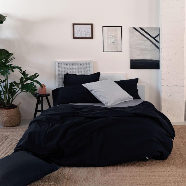 Vivaraise Copripiumino Zeff In Lino Stonewashed - Perla, 260x240 Cm - Morbido, Traspirante, Certificato OEKO-TEX, Ideale Per Un Letto Chic E Naturale