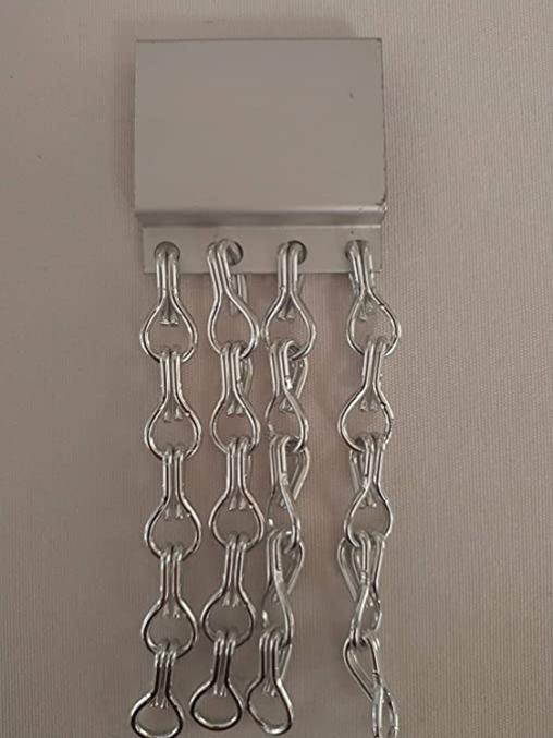 Supporto Con Catena Per Lampada A Sospensione In Stile Rustico Vintage Antichizzato 000 - Foto 7