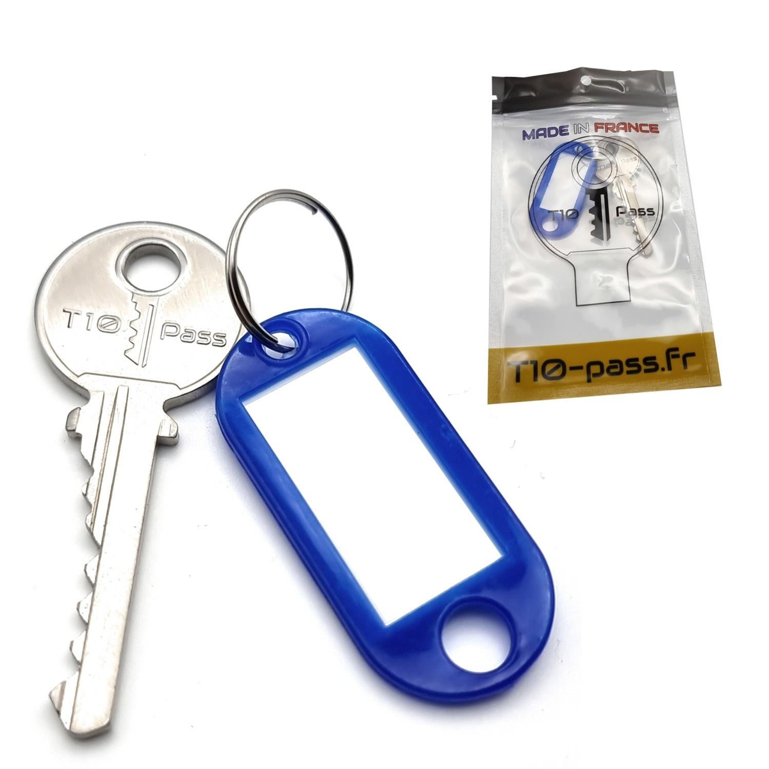 T10-PASS | Clé pass PTT national T10 | Usinage laser haute précision - pro et particuliers | ATTENTION veuillez bien lire avant - 2