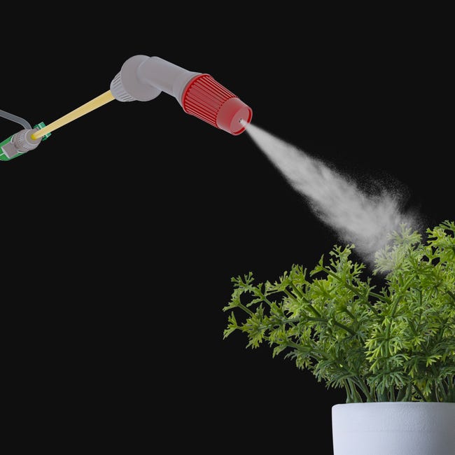 Pompa a spalla vaporizzatore a mano spruzzino a pressione 5 lt piante fiori