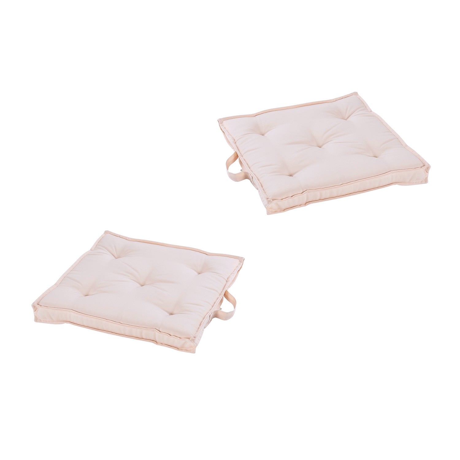 Set 4 cojines para silla Popy Trench beige 38 x38 cm