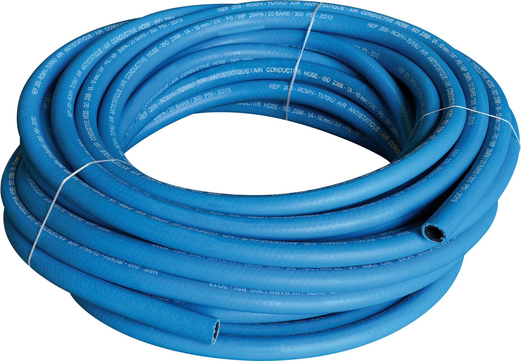 Tuyau Peinture 9mm 3m - Antistatique EPDM - Raccord Prevost S1 Sécurité + Buse Inox - Kit Complet AUPROTEC