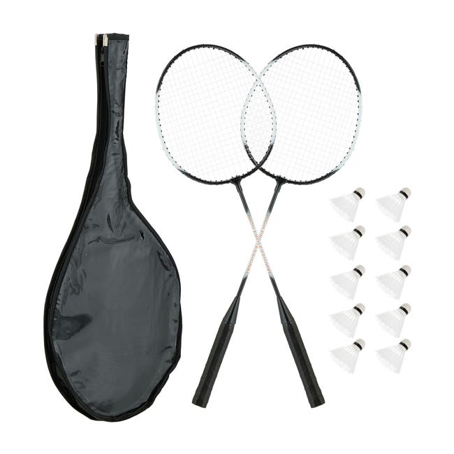 Racchette Tennis Bambini Set Badminton Per Bambini - 2 Racchette E 5 Palline, Per Gioco In Famiglia Racchettoni Bambini - Foto 4