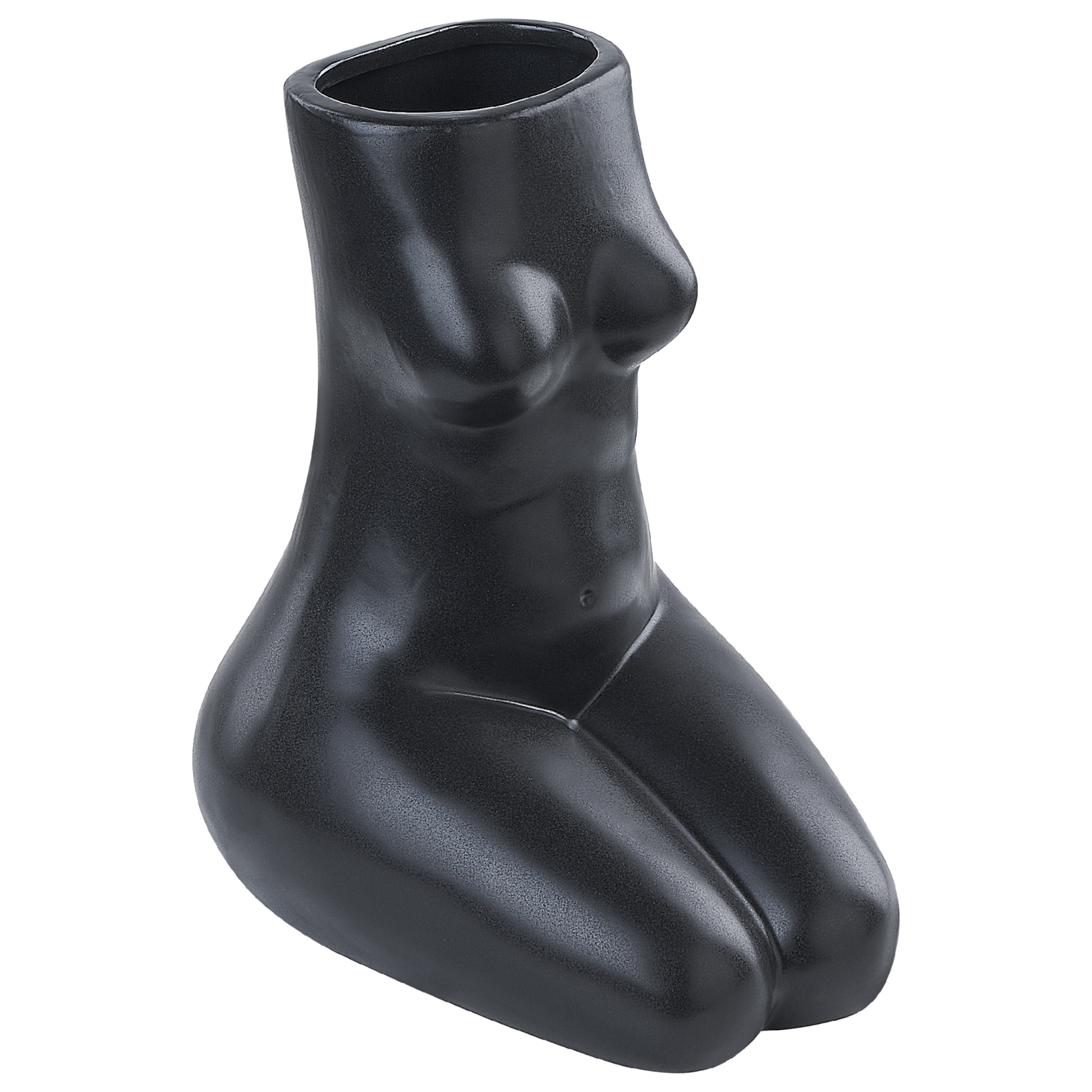 Vaso da fiori ceramica nero 22 cm PYRGOS | Leroy Merlin
