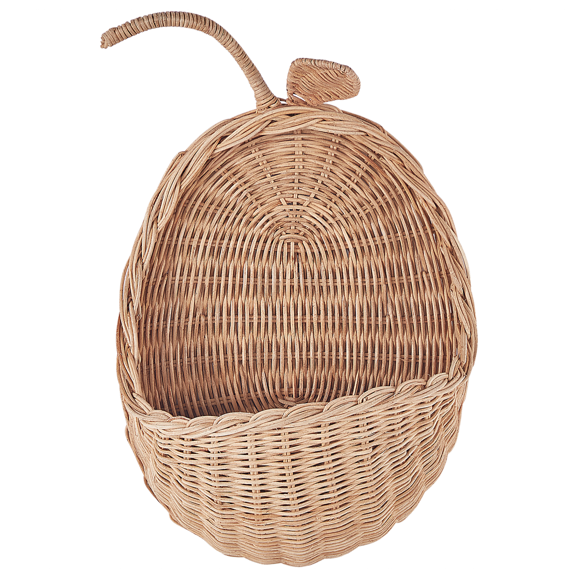 Corona di cuore in rattan, ornamenti a forma di cuore