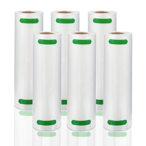 Rouleaux sous vide，Sacs sous Vide Alimentaire 4 Rouleaux, 20 X 600 CM pour  Appareil de