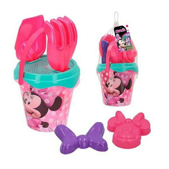 Set de jouets de plage Minnie Mouse Plastique (5 Pcs)