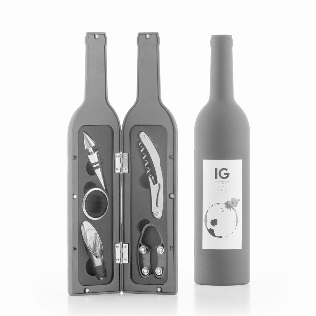 Boîte à Bouteille de Vin InnovaGoods 5 Pièces Leroy Merlin