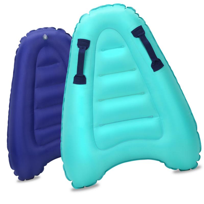 Bodyboard Gonflable Enfant ZoneYan 110x48 Cm - Avec Poignées Et Fenêtre D'Observation, Idéal Plage Piscine Surf Initiation Natation
