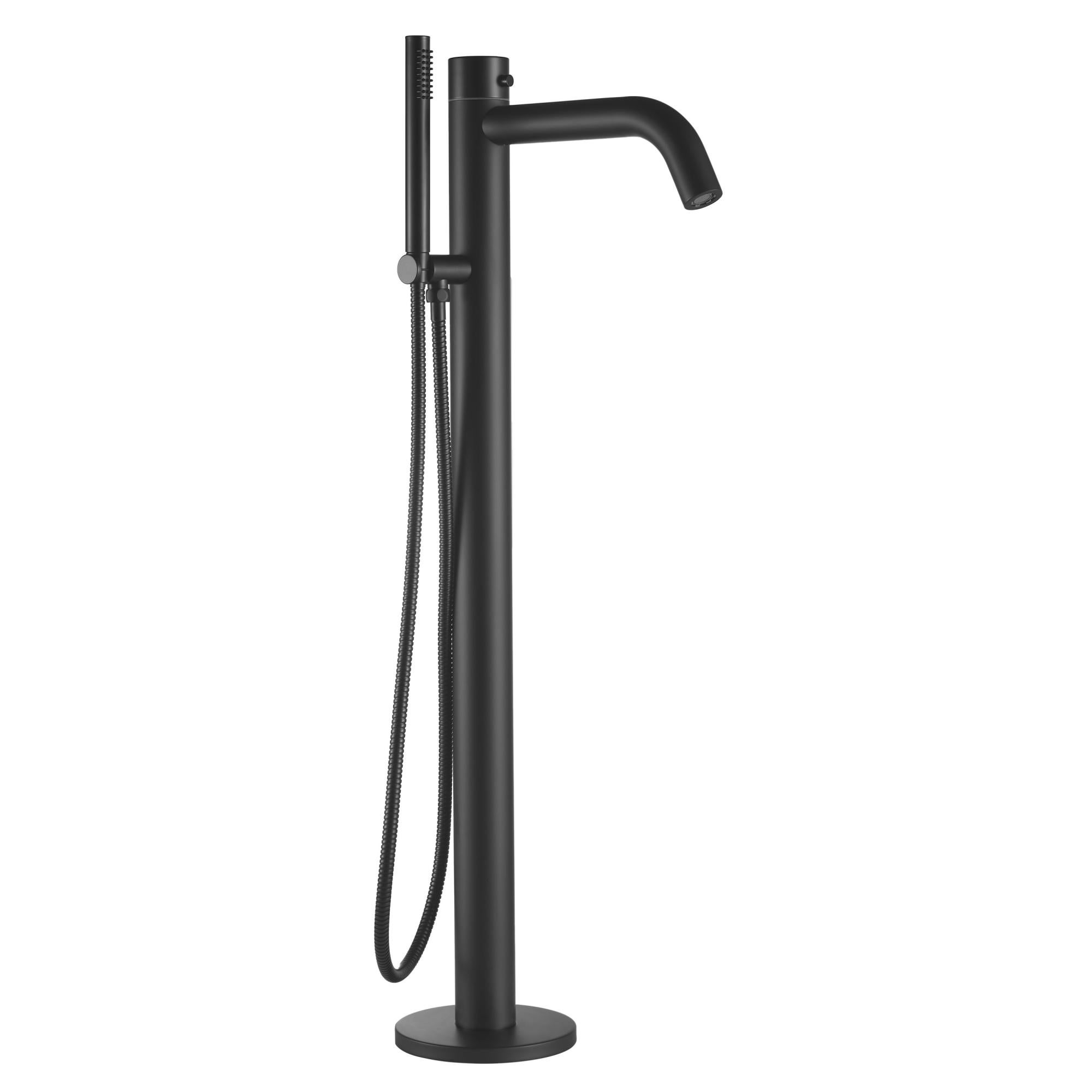 Sined Oristano Mezclador De Banera De Acero Inoxidable 316L Negro Con Ducha De Mano