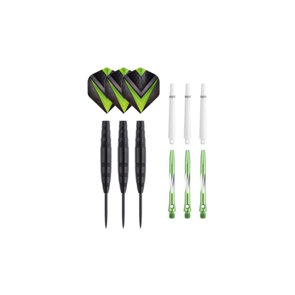Lot De 3 Fléchettes Soft Tip 18g - Tiges Aluminium, 30 Pointes Et étui - Professionnel Et Débutant