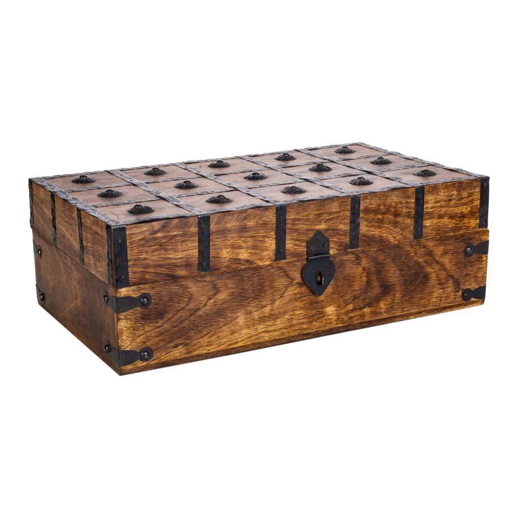 Baúl de Madera color Beige - Exclusivas Macarena