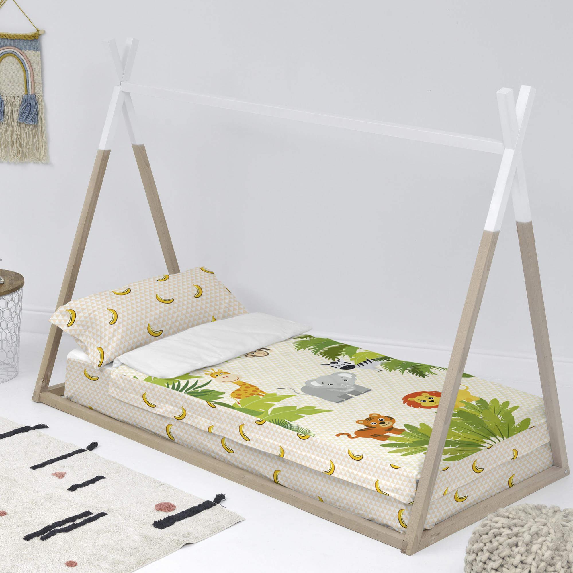 Bassetti Life Top Pop: Completo Copripiumino Singolo In Puro Cotone – Blu E Giallo, Made In Italy