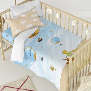 ROBA Parure de lit Bébé Little Stars Coton - Housse de Couette 100x135 cm  + Taie 40x60 cm blanc - Roba